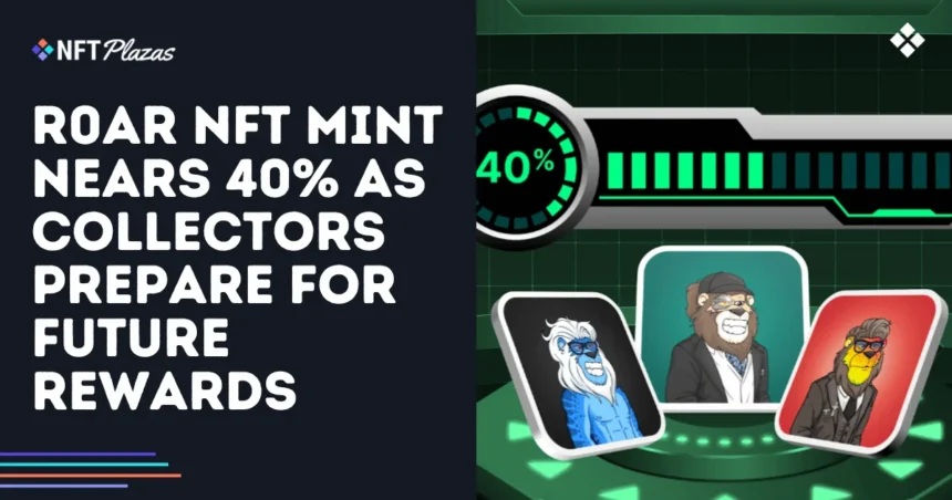 R0AR NFT Mint is nearly 40% in future rewards for collectors' eyes