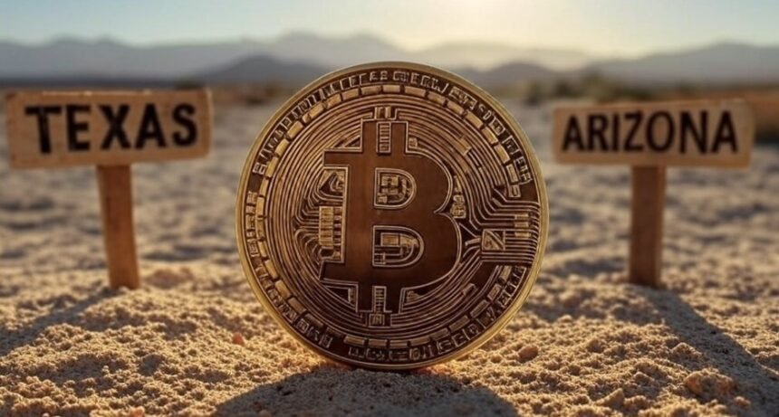 What did the governors of Texas and Arizona say about Bitcoin?