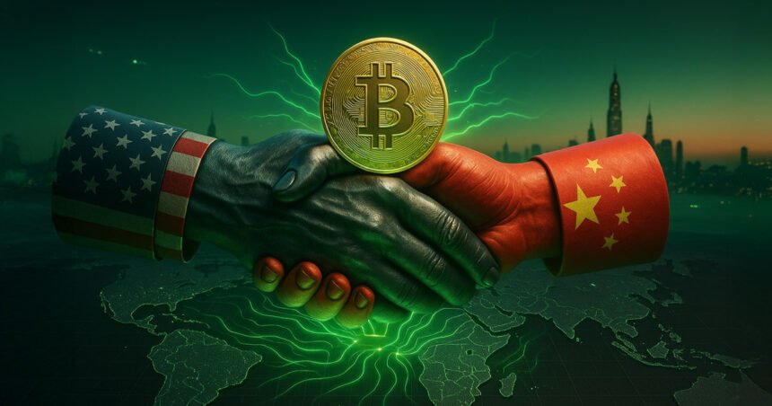China confirms us a tariff suspension, bitcoin approaches $105,000 with a giant green candle