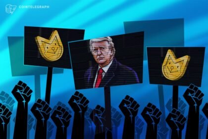Congressman protesting Trump's Memocoin dinner