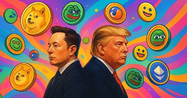 Trump Musk's feud becomes Meta for Memocoin, leading to a surge in trading volume