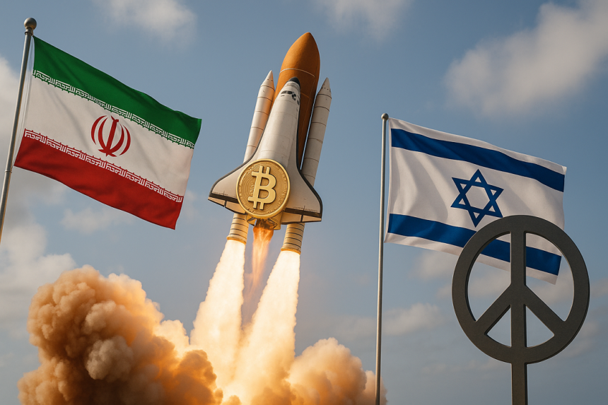 "The war is over," Trump wrote and photographed the price of Bitcoin.