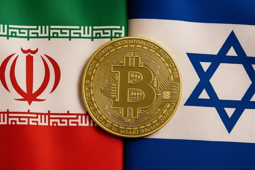 What happens to Bitcoin before the escalation of the conflict between Iran and Israel?