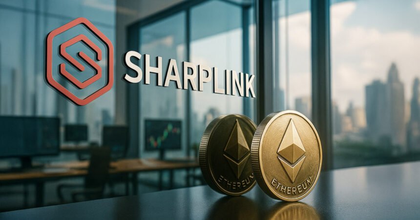 Sharplink stock continues to surge as the Treasury Department surpasses 200k Ethereum
