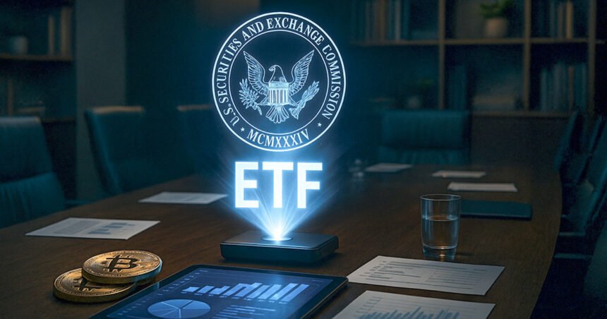 SEC approves spot bitcoin and ethereum ETF border red