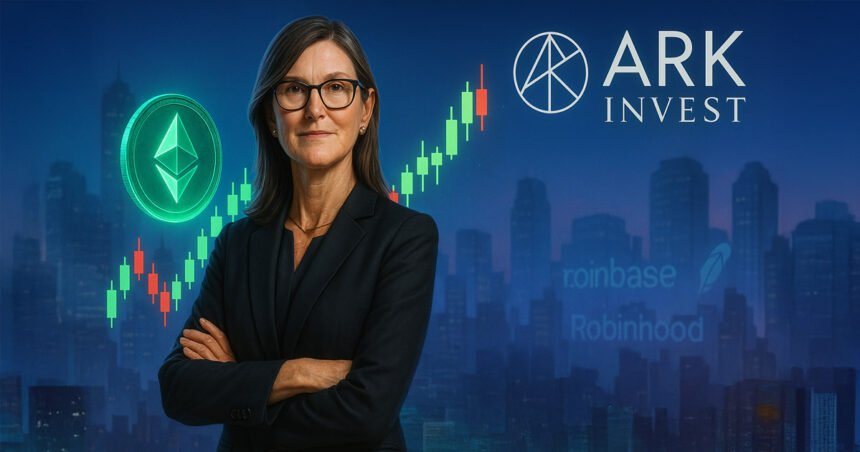 Ark Invest Swaps Coinbase, Robinhood Stakes for Major $175M Ethereum Play with Bitmine Immersion