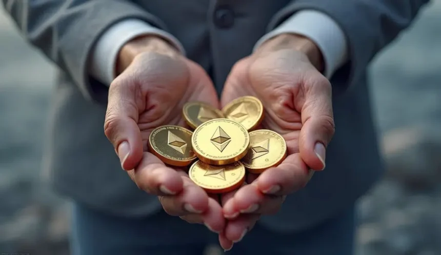 The accumulation of Ethereum as a reserve is at a level that is never seen in history