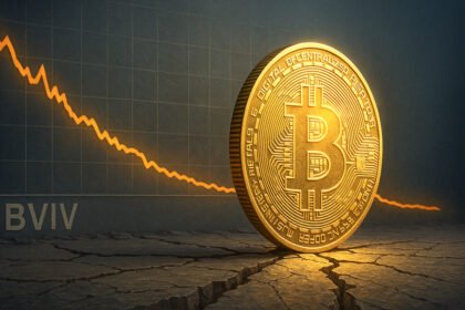 Record compression with implicit volatility sets up the next big move for Bitcoin