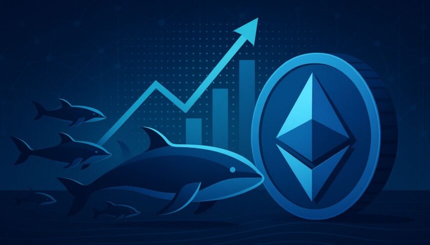 Ethereum Whales Add 1.80 Million ETH In 30 Days – Massive Accumulation Trend