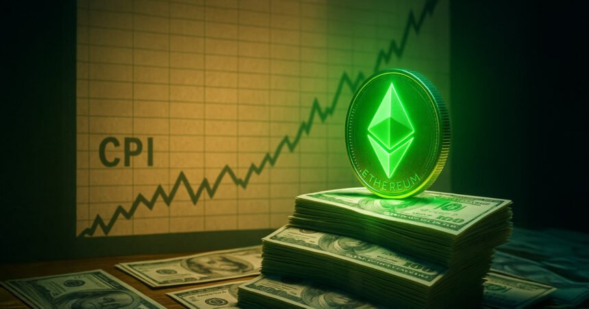 As Ethereum reaches $4.4k, US core inflation jumps to five months high