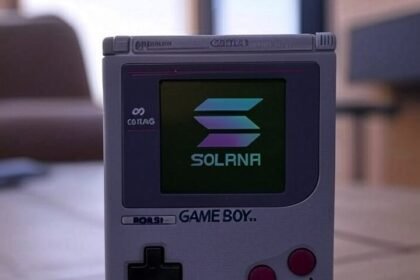 This is the PSG1, a portable video game console from Solana