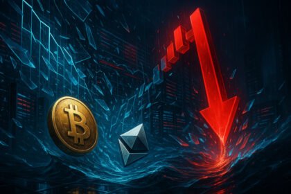 Bitcoin and Ethereum Sharp Plunge start week as record liquidation $1.7 billion