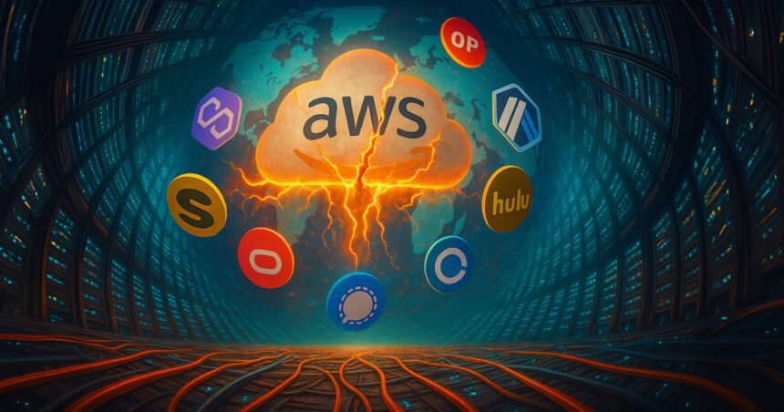 How today's AWS glitch brought down Coinbase, ETH L2, and half of the internet