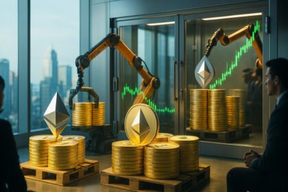 After Bitcoin crashed, financial institutions acquired 128,718 ETH as a buyout.
