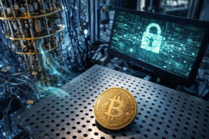 Bitcoin encryption is not at risk from quantum computers for one simple reason. That's because Bitcoin encryption doesn't actually exist.