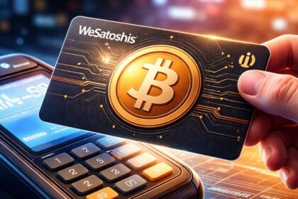 They developed a card for payments from Bitcoin