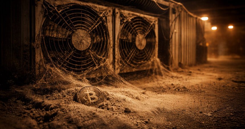 Bitcoin mining revenue hits historic low as infrastructure sold to AI giants, network security permanently changed