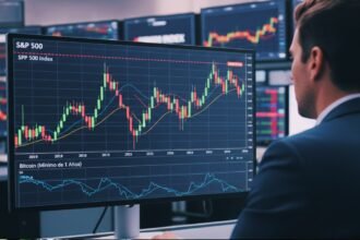 S&P 500 hits new all-time high as Bitcoin falls