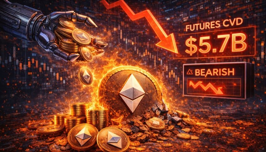 Smart Money Still Selling Ethereum? Futures CVD Shows $5.7B Bearish Pressure