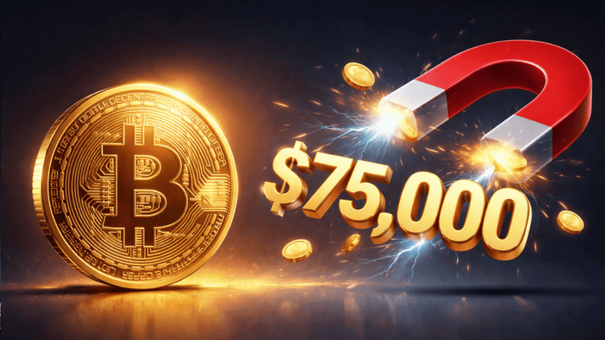 “US$75,000 emerges as a key magnet for Bitcoin”: Glassnode