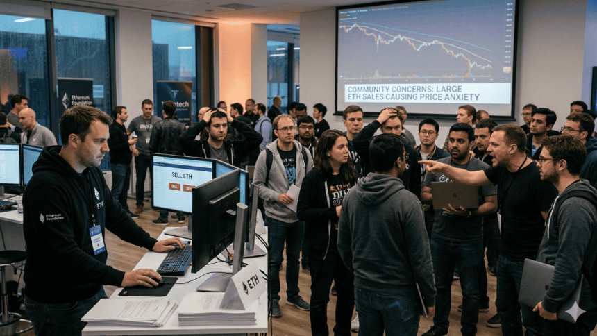 Ethereum Foundation sells 5,000 ETH this Wednesday, receiving criticism from the community