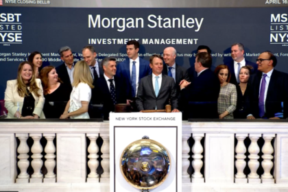 New York Stock Exchange celebrates Morgan Stanley Bitcoin ETF with bell