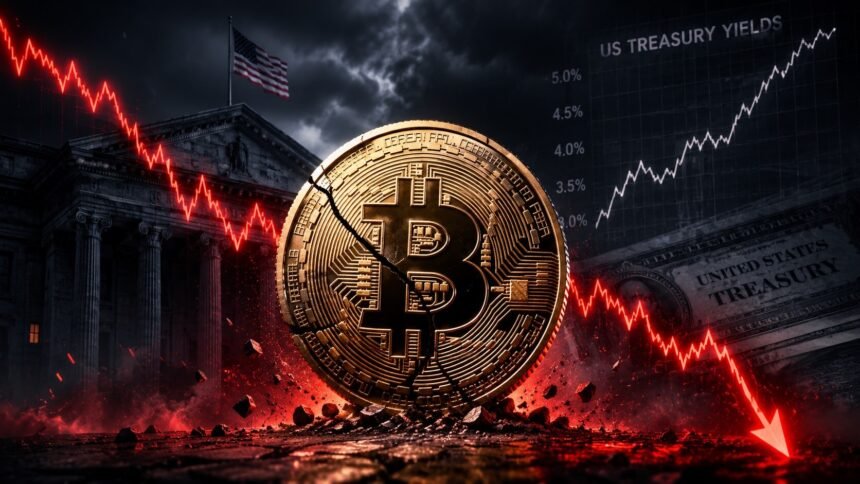 Bitcoin has one level left before macro pressure opens the path to $75k as Treasury yields extend two-day correction