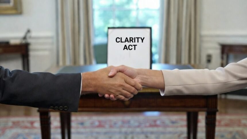 How will the virtual currency market operate with the approval of the CLARITY Act?