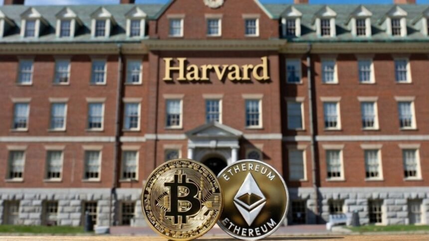 Harvard University liquidates 100% of Ethereum ETF holdings, reduces exposure to Bitcoin