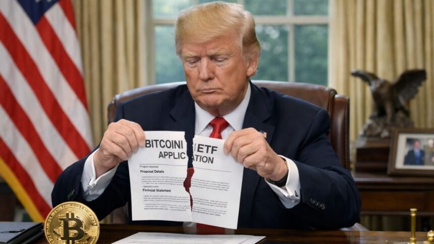 President Trump's company TruthSocial cancels plans to launch Bitcoin and Ethereum ETF