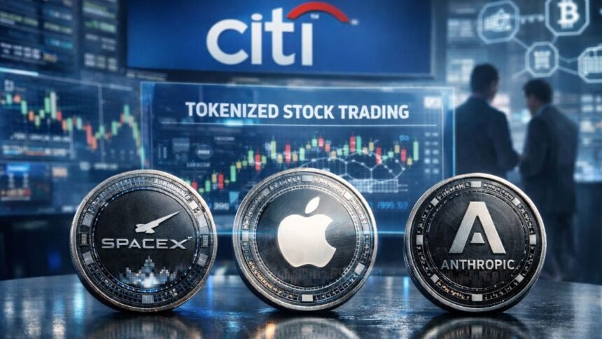 Citigroup develops platform to trade tokenized stocks