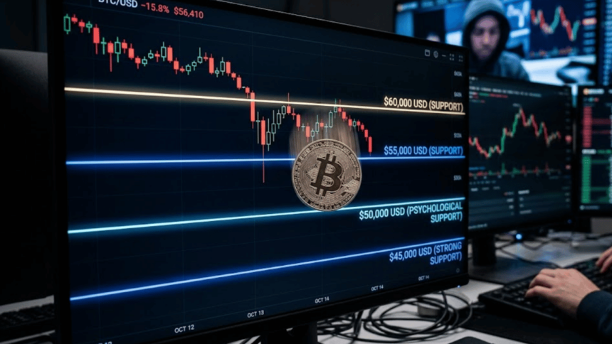 If Bitcoin falls from $60,000, these will be the next important levels