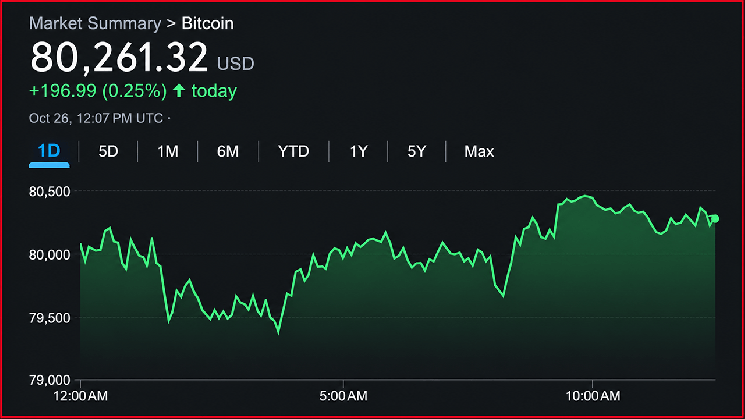 Bitcoin Price Clings to $80K While 9 Moving Averages Favor Bears